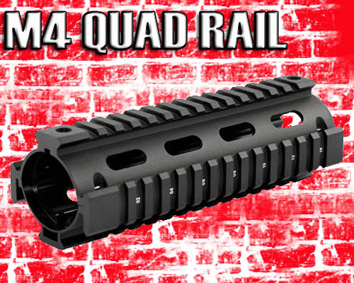AIM M4 AR15 Quad Rail with Covers